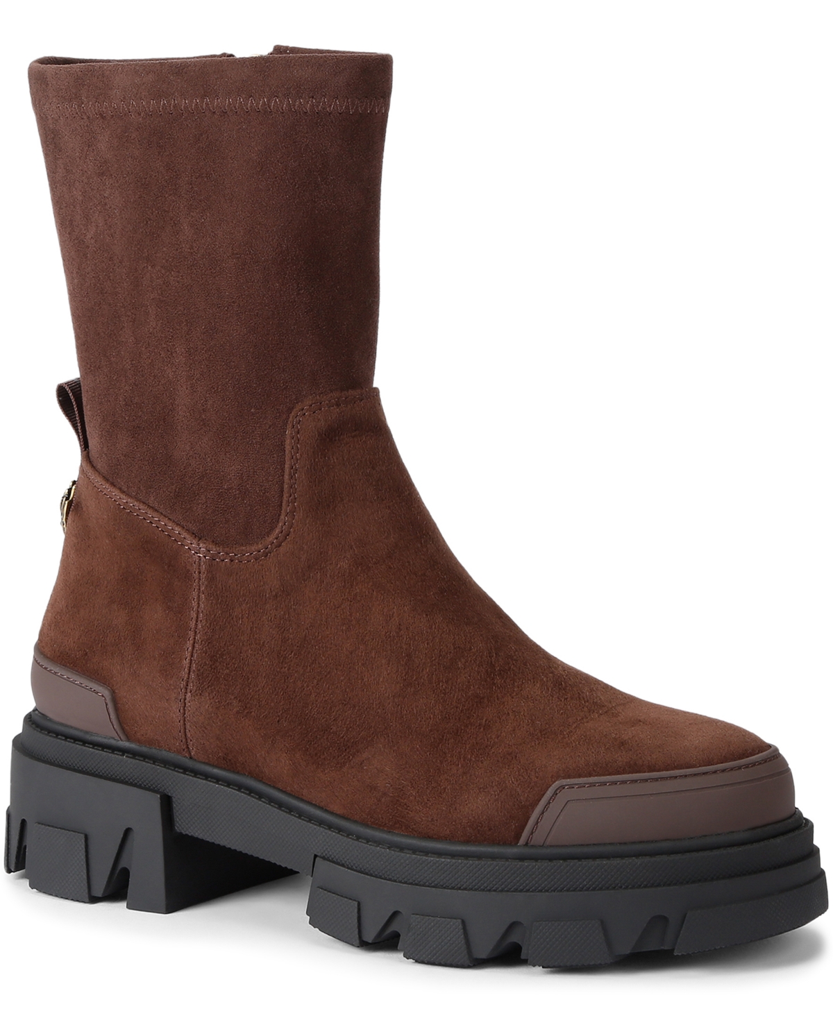 Kurt Geiger London Women's Stomp Sock Ankle Boots - Dark Brown Combo