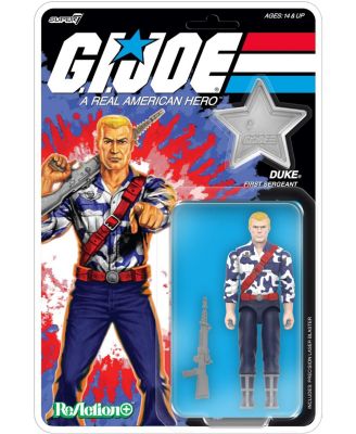 ReAction+ G.I. Joe Duke America's 250th Anniversary 2-Piece Action Figure, 14+ Years