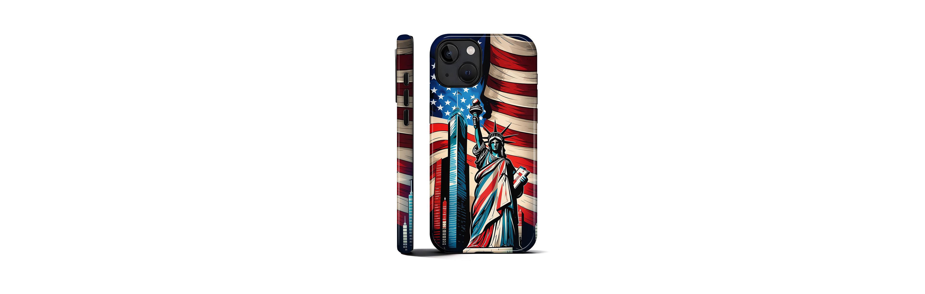 Lisen 2-Layer Protective Phone Case Compatible with Apple iPhone 15 Plus