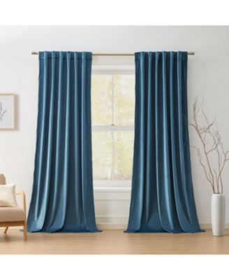Camille Velvet Curtain Panel Set of 2