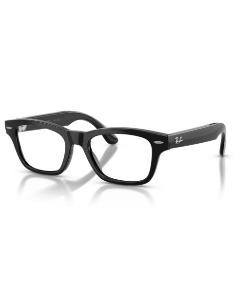 Женские очки Ray-Ban Meta Audio Burbank Optics Polarized Eyeglasses, RW7005V, цвет: Чёрный