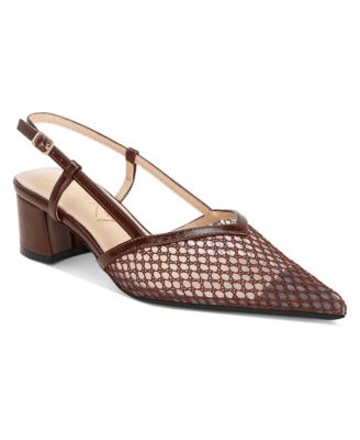 Womens Minelli Sheer Slingback Heels