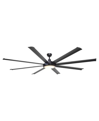 75-inch 8-Blade Aluminum Ceiling Fan with Remote and Light