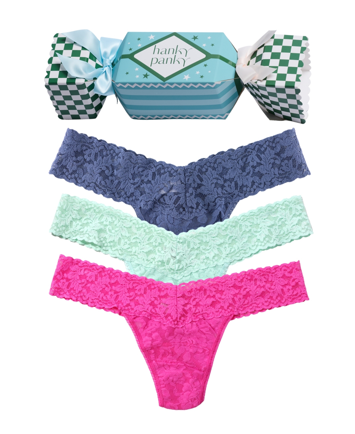 Hanky Panky Women's Lace Low-Rise Holiday Thong