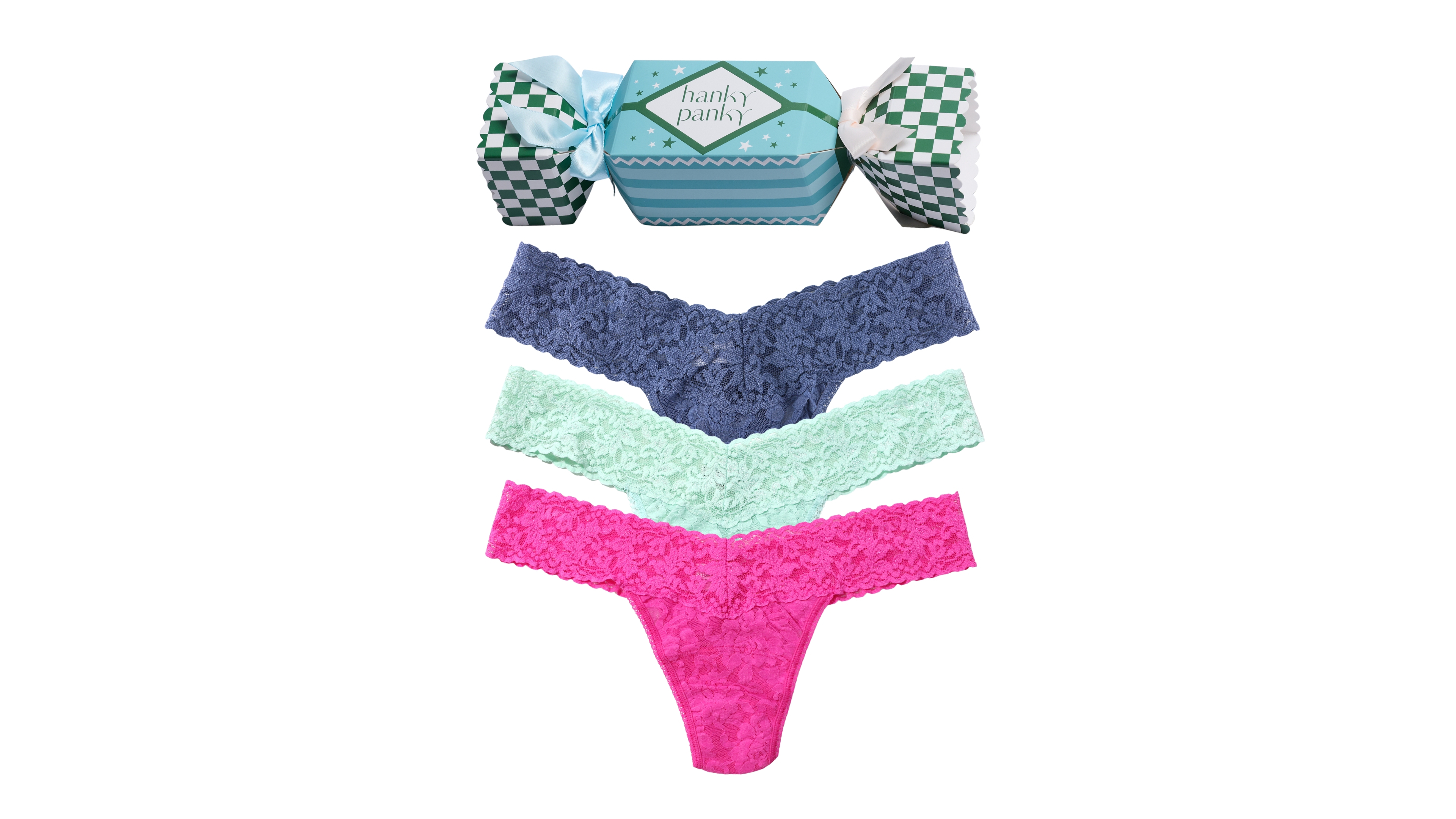 Hanky Panky Women's Lace Low-Rise Holiday Thong