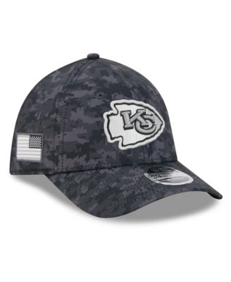 Men's Black Kansas City Chiefs 2026 Salute to Service 39THIRTY Flex Hat