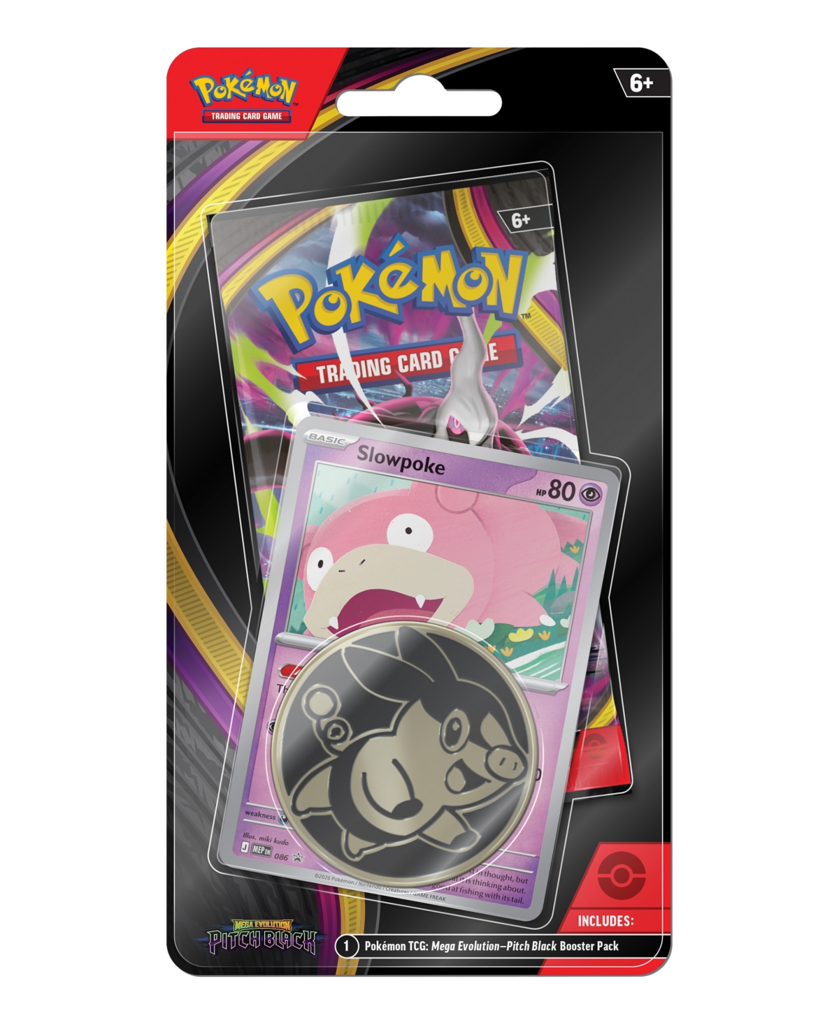 Pokemon Mega Evolution Pitch Black Checklane Pack, Ages 6+ - Multi