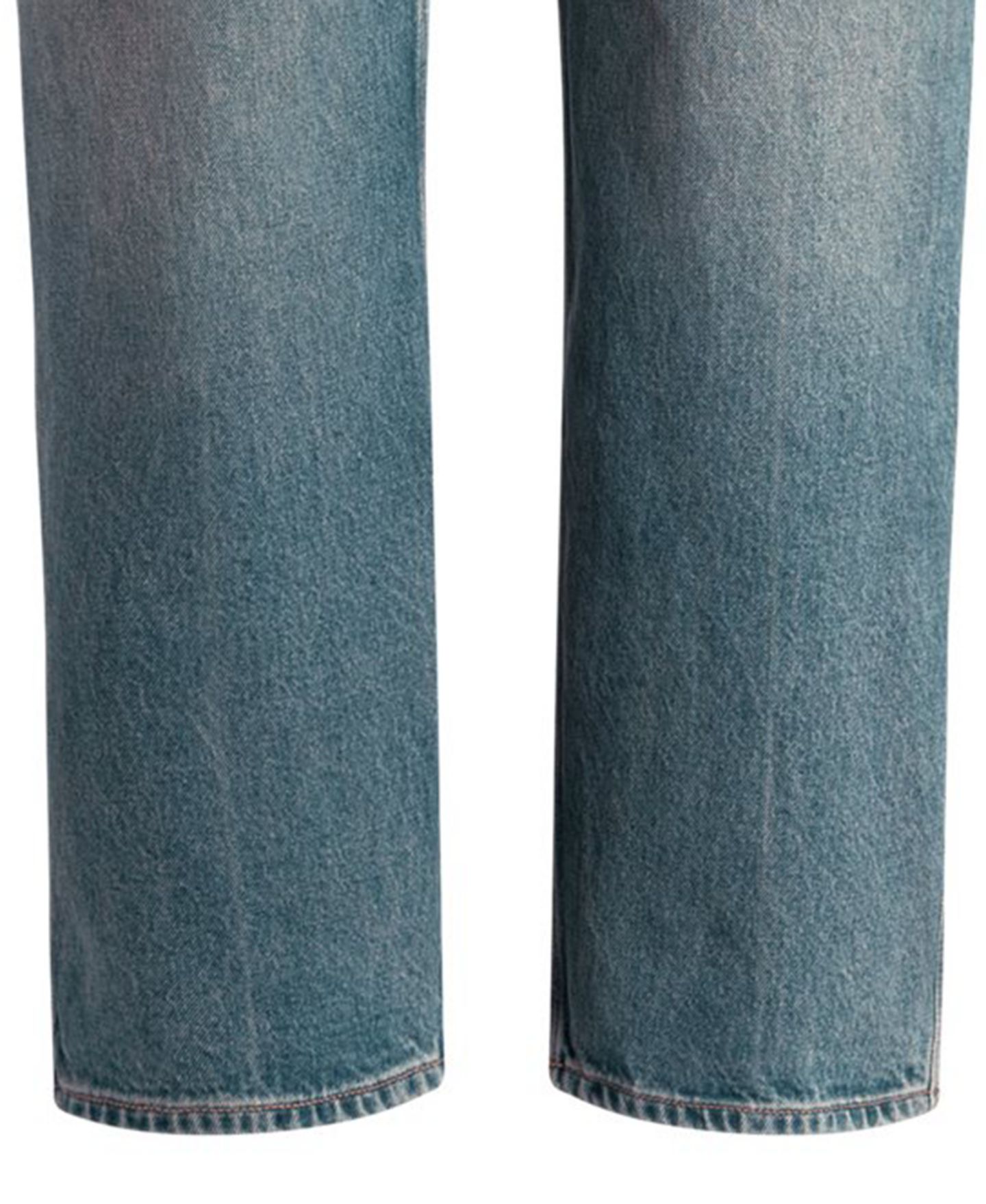 Мужские джинсы Hugo Boss Carpenter High-Waisted Straight-Leg Denim Jeans, цвет: Тёмный бежевый — фото 3