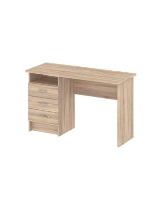 Office Desk with Drawers - Compact Desk with File Cabinet Storage