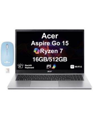 Aspire Go 15 15.6" FHD Laptop with Ryzen 7 5825U and Wireless Mouse