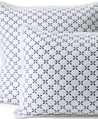 Embroidered Diamond Double Voile Sham