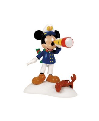 Disney Village Santa Ahoy Mickey Figurine