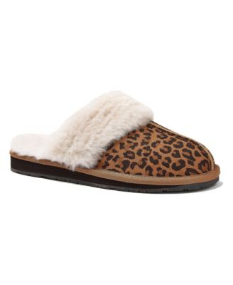 Women's Suede Furry Lined Slippers