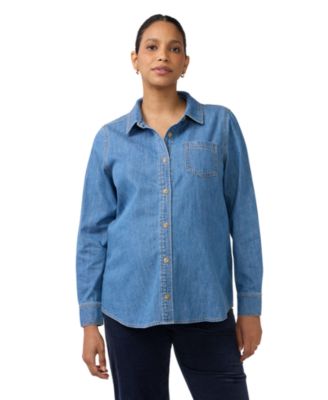 Women's Ingrid + Isabel Nursing Denim Button-Down Shirt