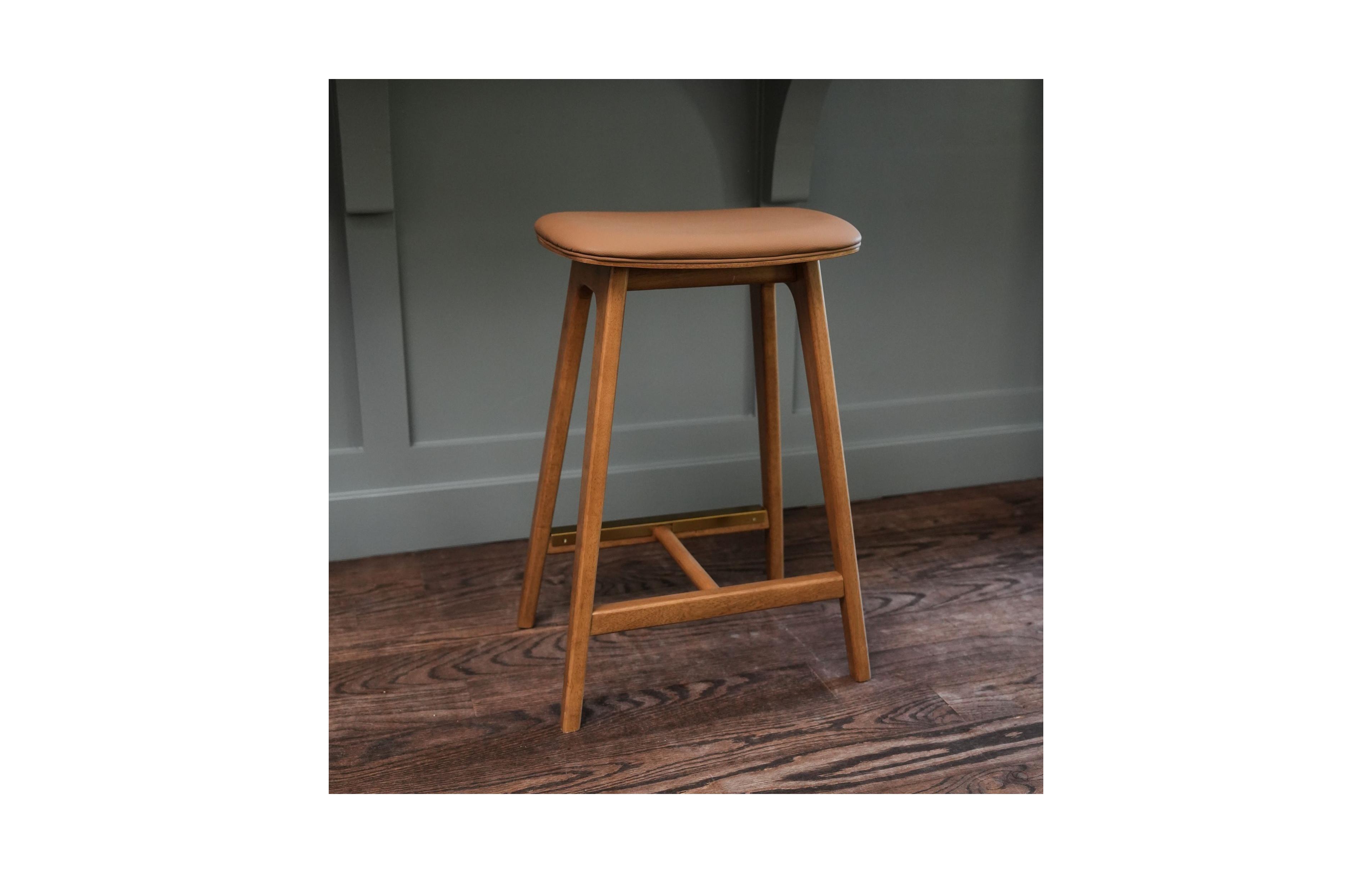 Plank+Beam Beryl Upholstered Counter Height Bar Stool