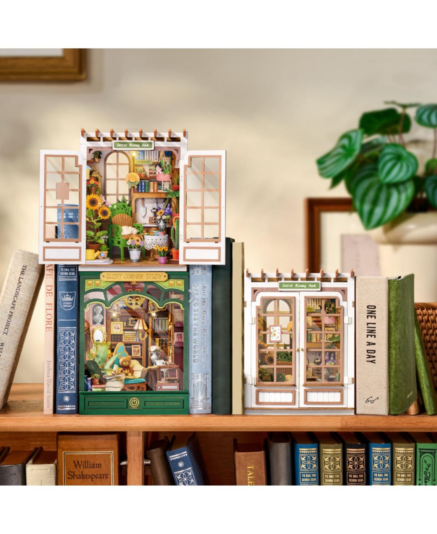 Детский конструктор Robotime Secret Bloomy Nook 246-Piece 3D Wooden Puzzle Building Set, Ages 14+ — фото 6