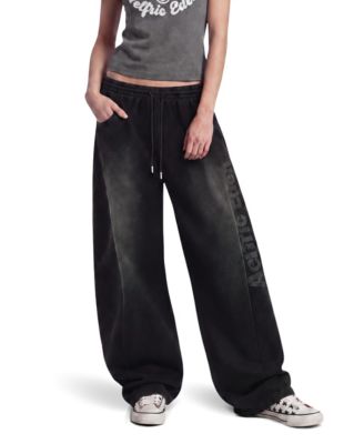 Women's Washed Baggy Barrel Sweatpants