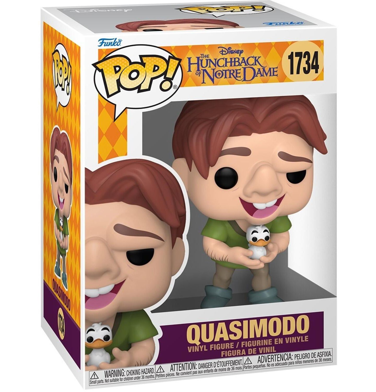 Детская фигурка Funko Pop! Hunchback of Notre Dame - Quasimodo 3.7" Vinyl, от 3 лет, цвет: Open Miscellaneous — фото 3