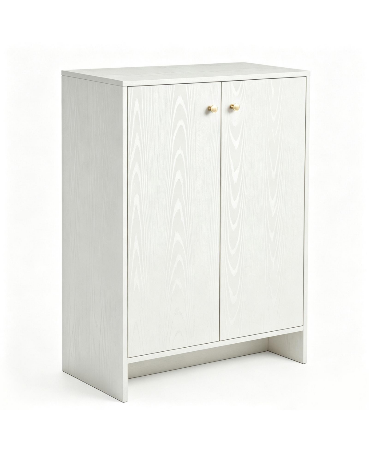 Gaomon 5-Tier Shoe Cabinet with Double Doors - Narrow Entryway Shoe Storage Organizer for Hallway
