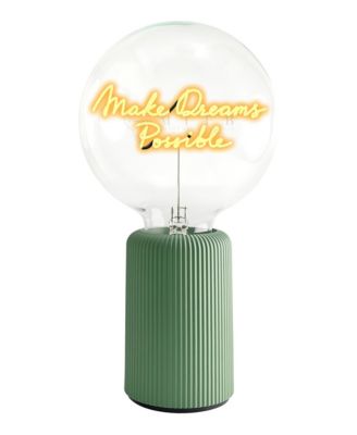 Bulb Make Dreams Possible With Base Table Lamp Portable Pop Nomad