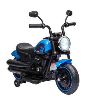 Battery-Powered Ride-On Motorcycle with Training Wheels, Ages 18-36 Months