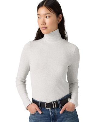 Women's Hayes Long-Sleeve Slim-Fit Turtleneck T-Shirt