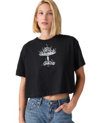 Women's Graphic Cropped Anyday T-Shirt
