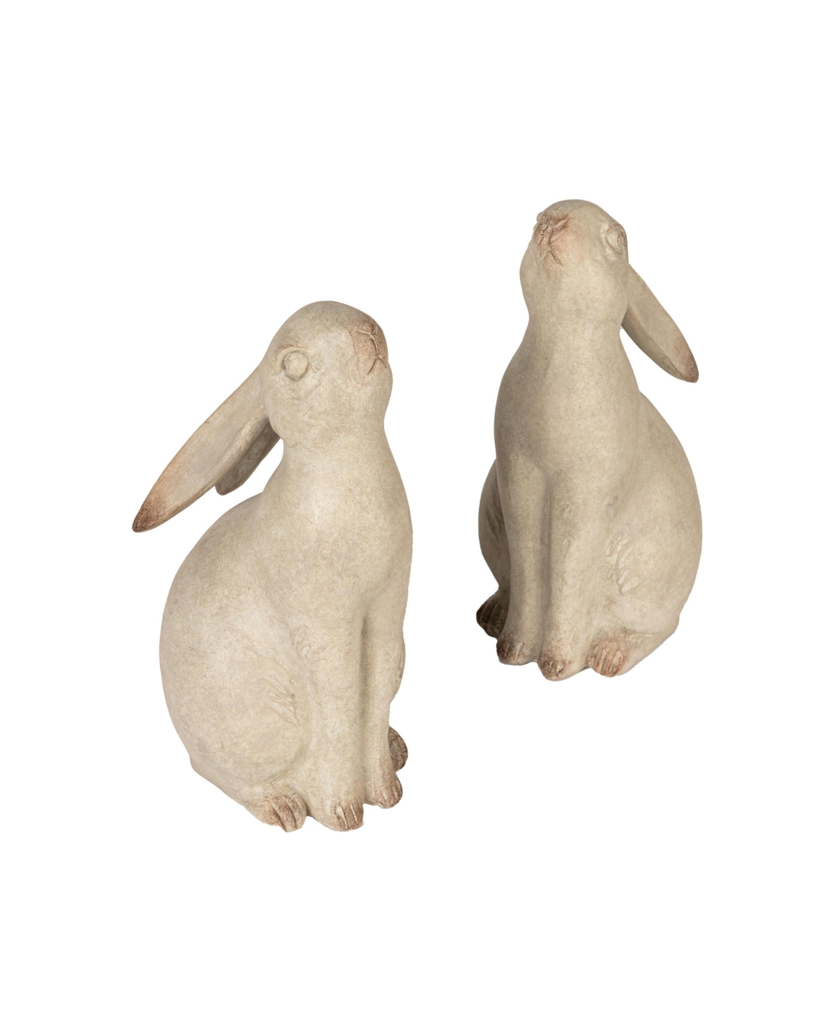 Storied Home Charming Resin Rabbit Bookends