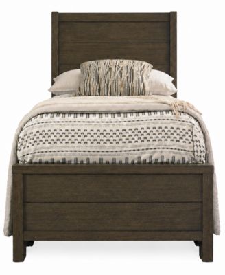 Cairo Twin Wood Panel Bed