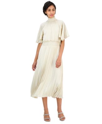 Women's Pleated Smocked Dress