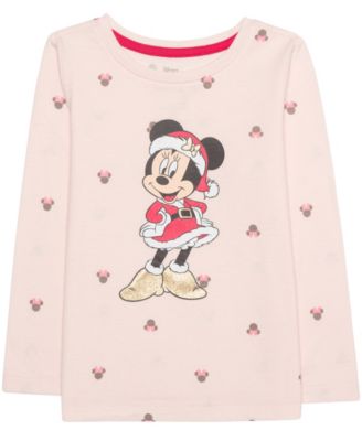 Toddler Girls' 12M-5T Minnie Xmas T-Shirt