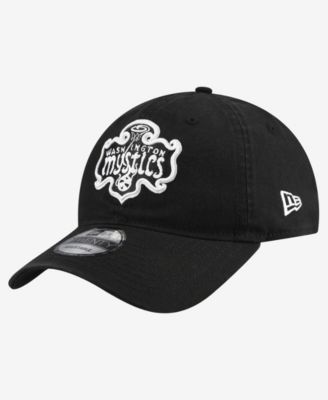 Men's Black Washington Mystics 9TWENTY Adjustable Hat