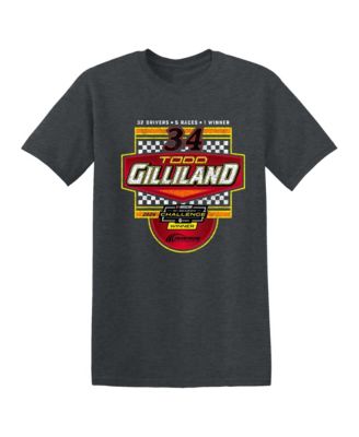 Men's Charcoal Todd Gilliland 2026 In-Season Challenge Winner T-Shirt