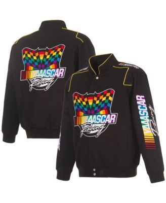 Men's NASCAR Mock Neck Varsity Jacket