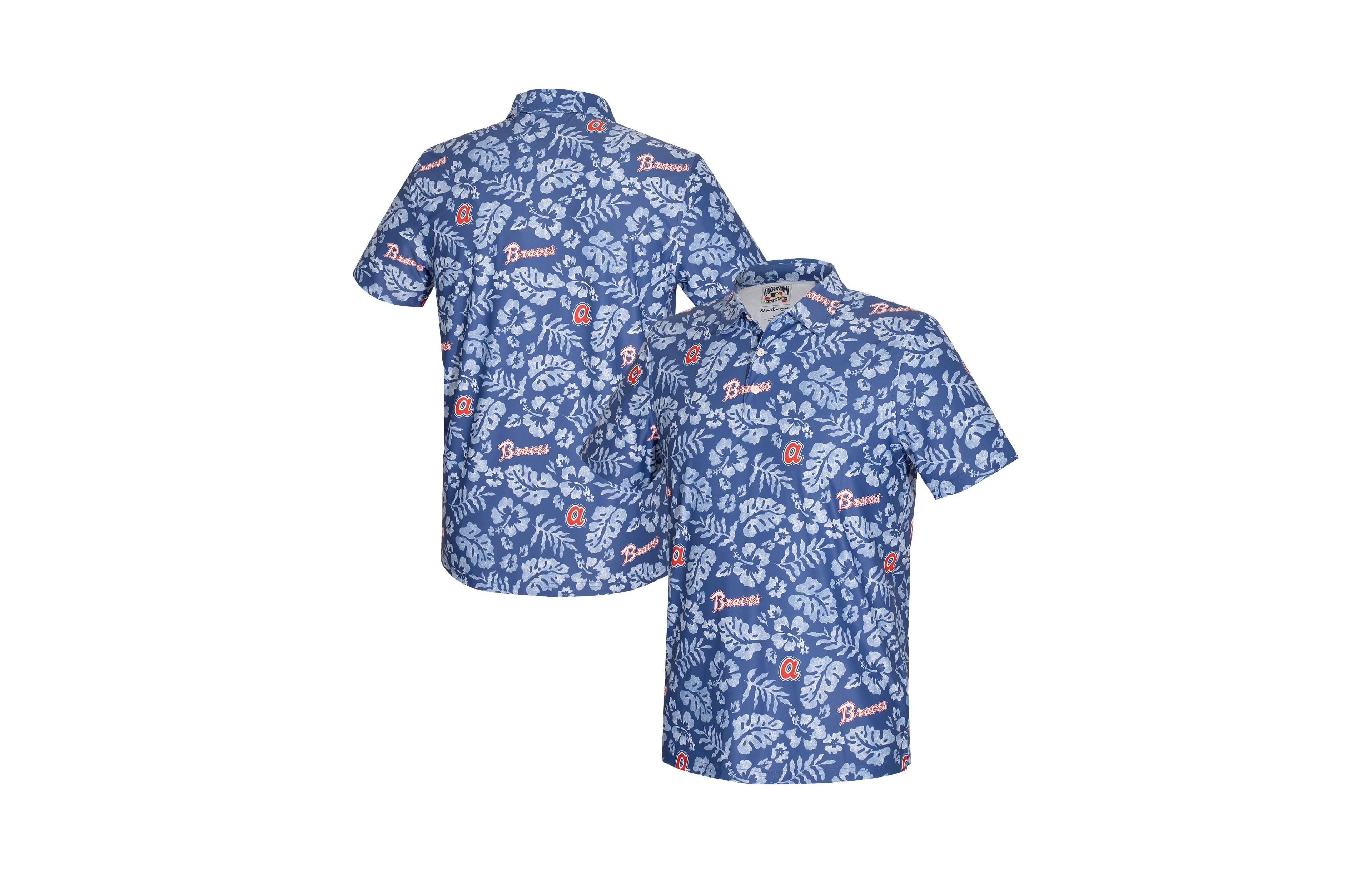 Reyn Spooner Men's Big & Tall Atlanta Braves Cooperstown Classic-Fit Polo Shirt