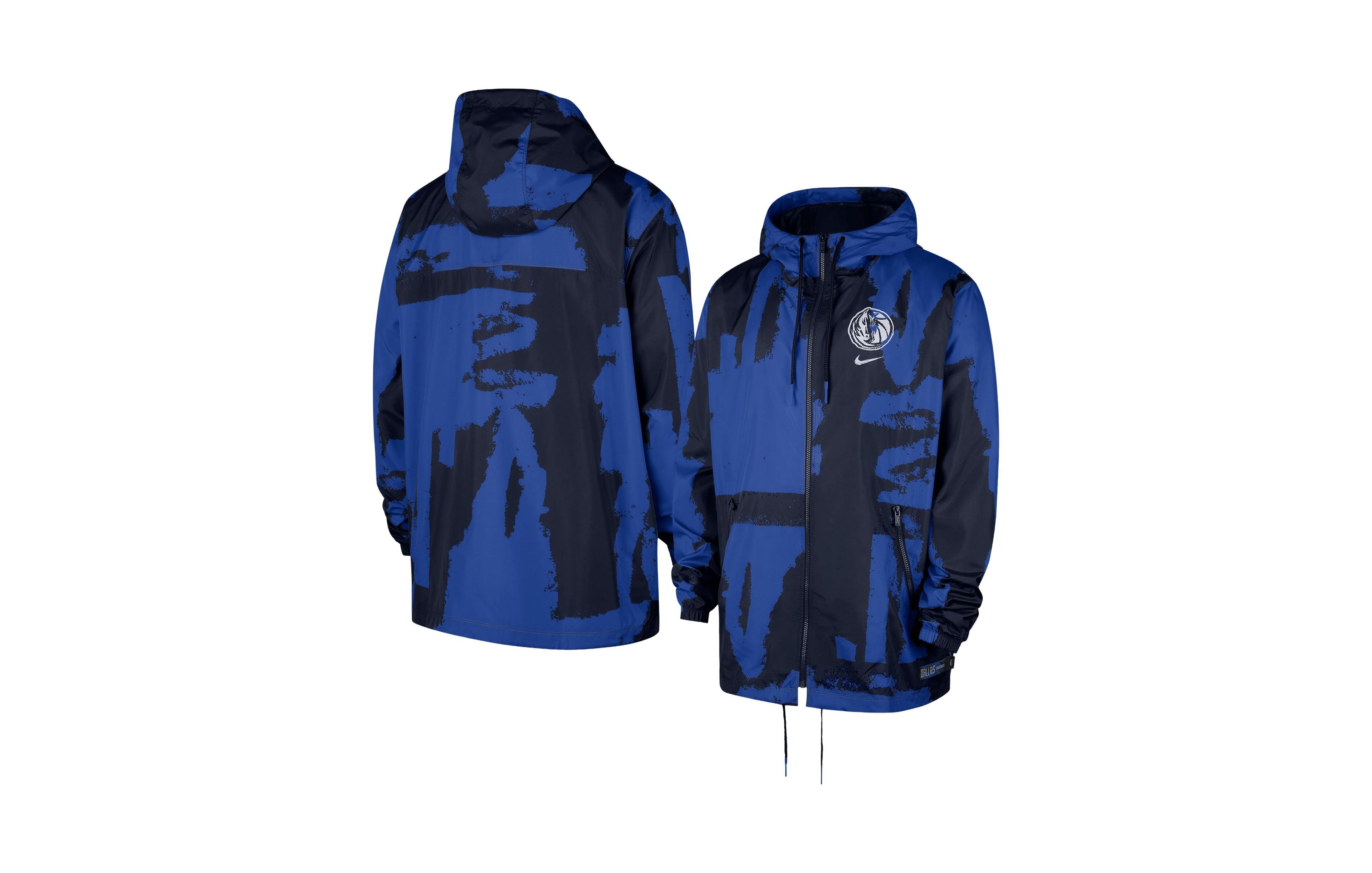 Nike Men's Hooded Full-Zip Fleece-Lined Windbreaker