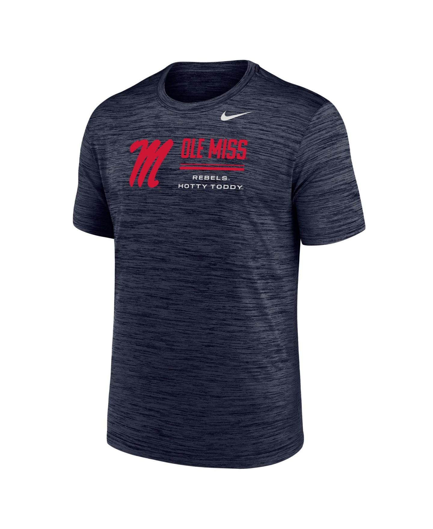 Мужская футболка Nike Navy Ole Miss Rebels Velocity Dri-FIT — фото 2
