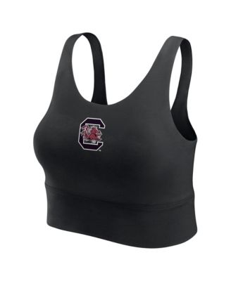 Women's Black South Carolina Gamecocks Dri-FIT Longline Bra