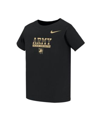 Toddler Black Army Black Knights Name Bar Legend Dri-FIT T-Shirt