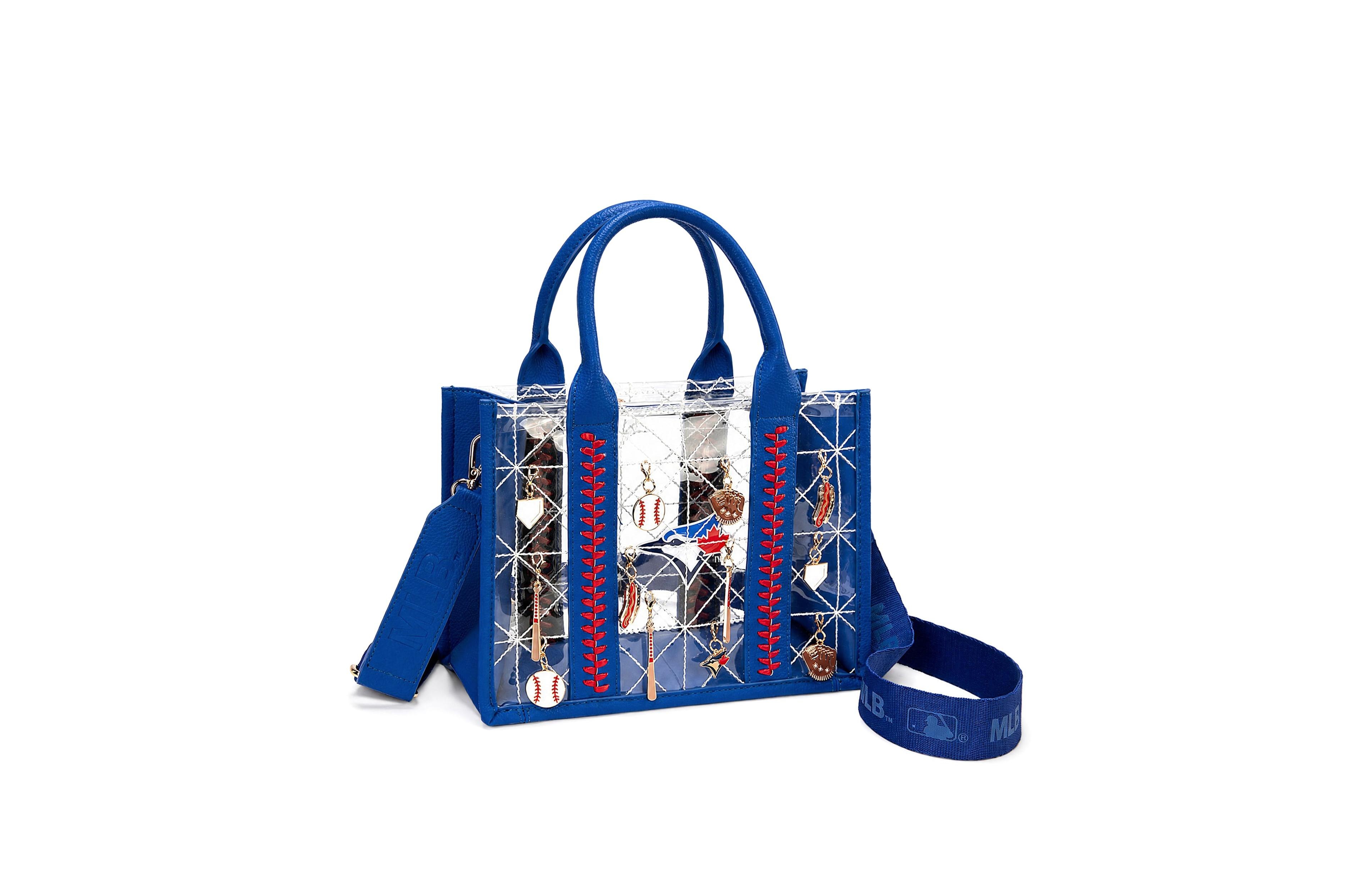 Montana West Toronto Blue Jays Crossbody Small Faux Leather Tote
