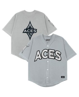 Men's and Women's  Gray Las Vegas Aces Baseball Fashion Jersey