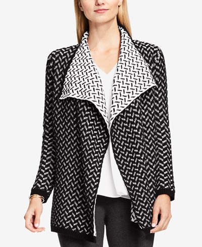 Vince Camuto Open-Front Cardigan