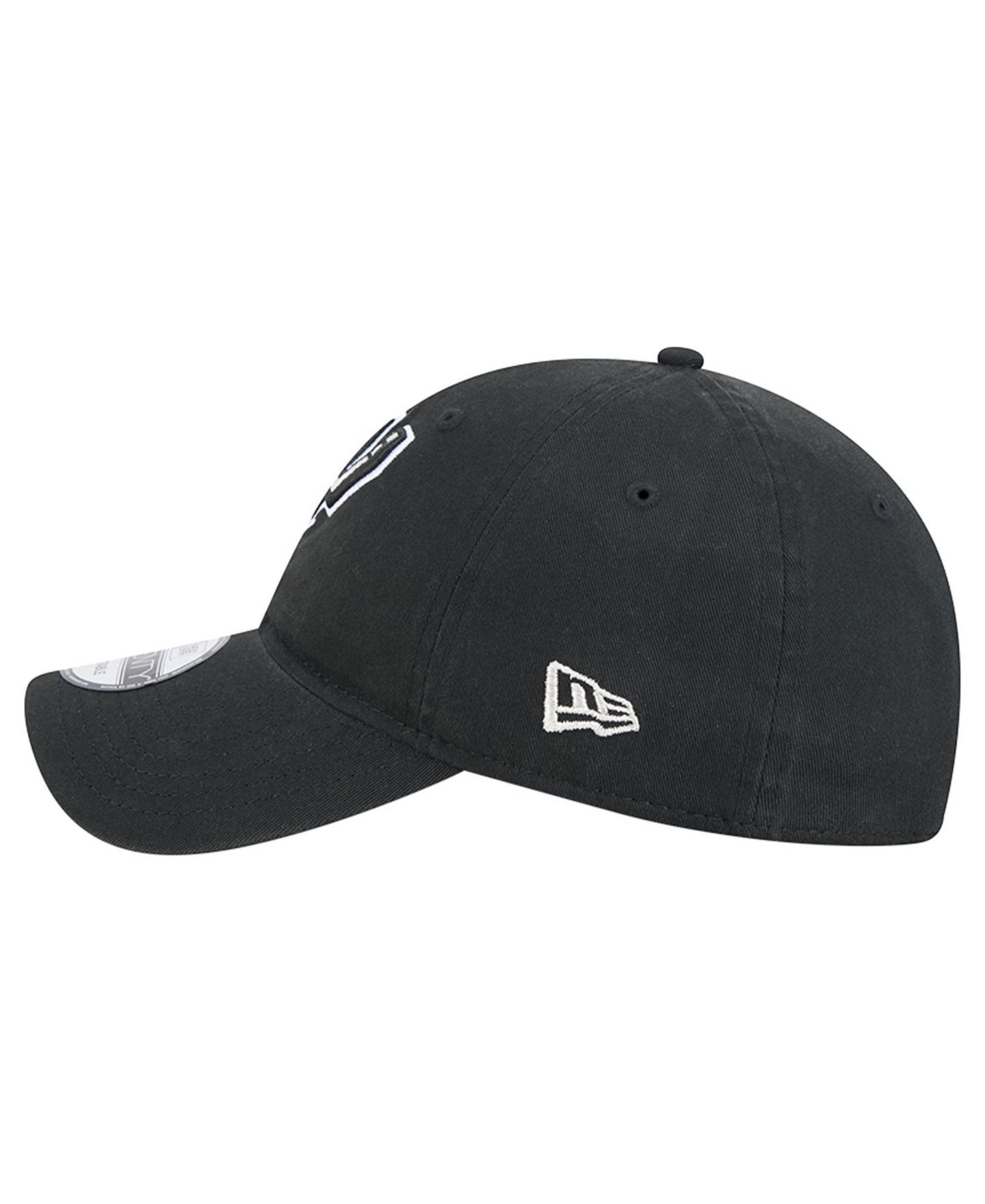 Мужская кепка New Era Black San Antonio Spurs Team 9TWENTY Adjustable Hat — фото 5