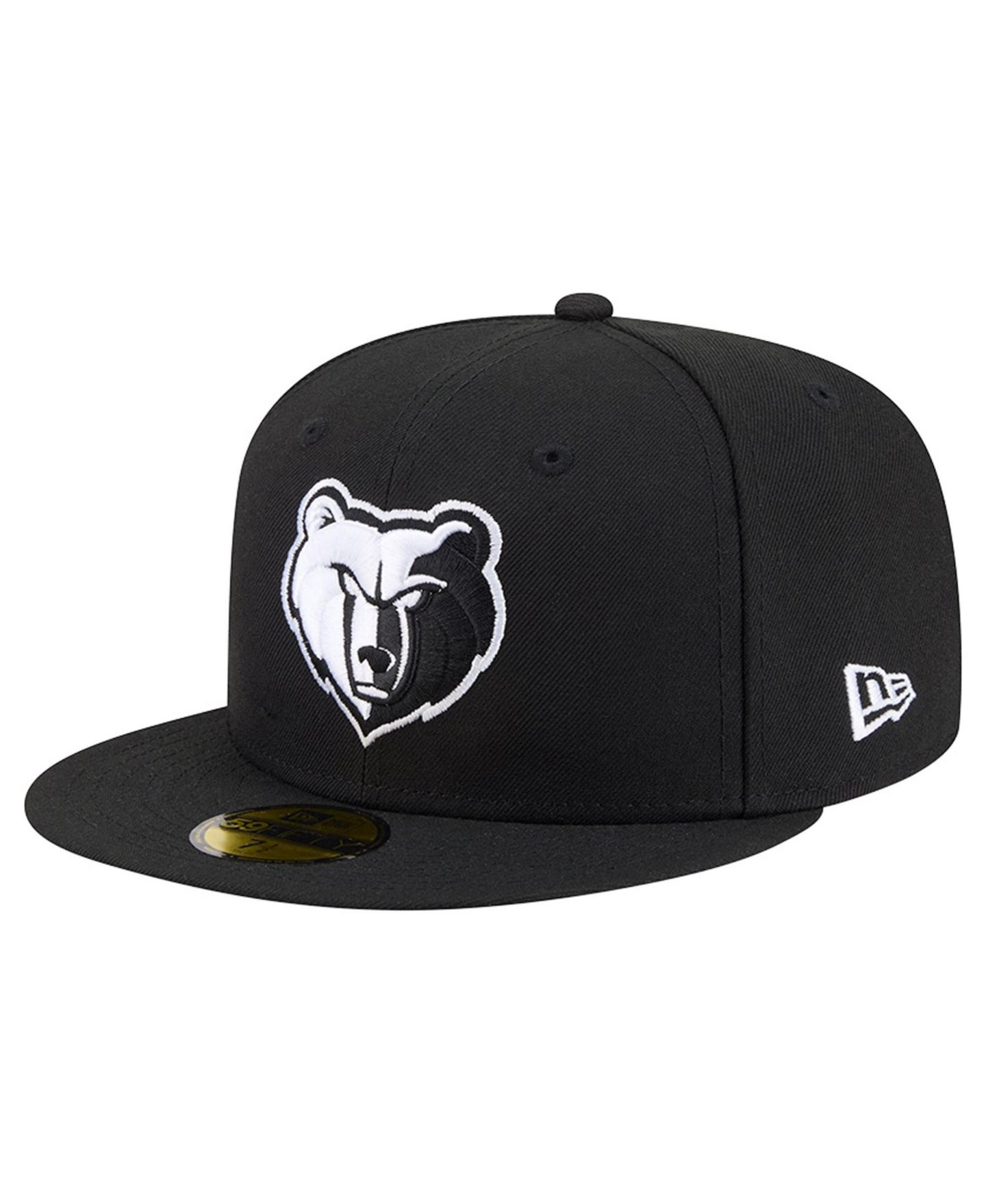 Мужская кепка New Era Black Memphis Grizzlies 59FIFTY Fitted Hat — фото 1