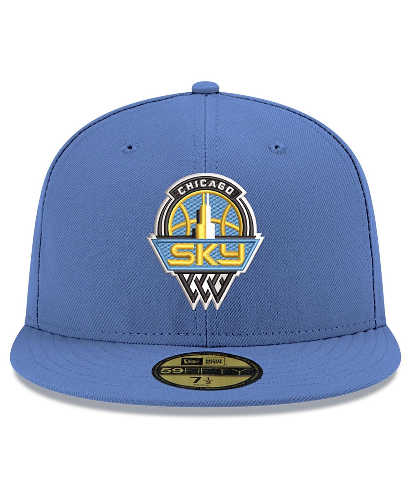 Мужская кепка New Era Light Blue Chicago Sky Team 59FIFTY Fitted Hat — фото 2
