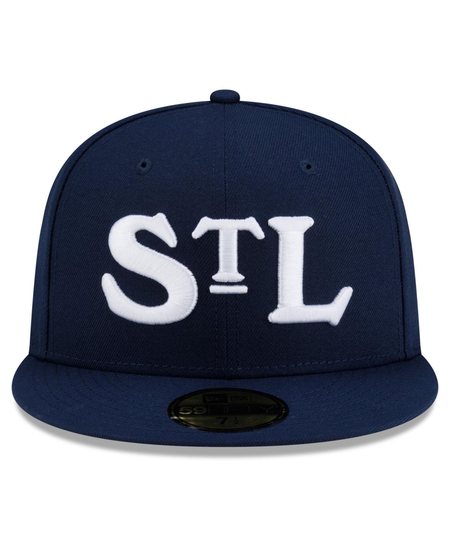 Мужская кепка New Era Blue St. Louis Stars 2026 Turn Back The Clock 59FIFTY Fitted Hat — фото 2