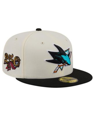 Men's  Cream San Jose Sharks America's 250th Two-Tone 59FIFTY Fitted Hat