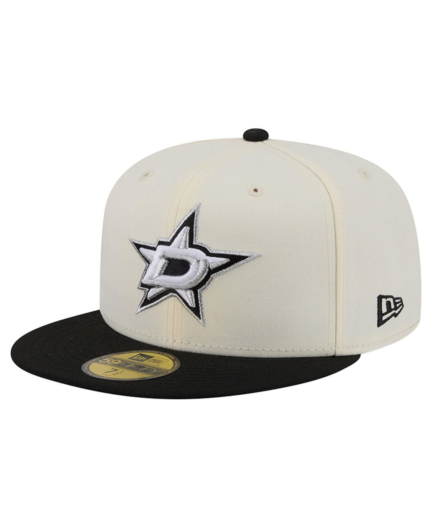 Мужская кепка New Era Cream Dallas Stars 250th Anniversary of the United States Two-Tone 59FIFTY Fitted Hat — фото 4