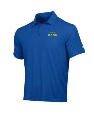Men's Royal Los Angeles Rams Athletic Polo