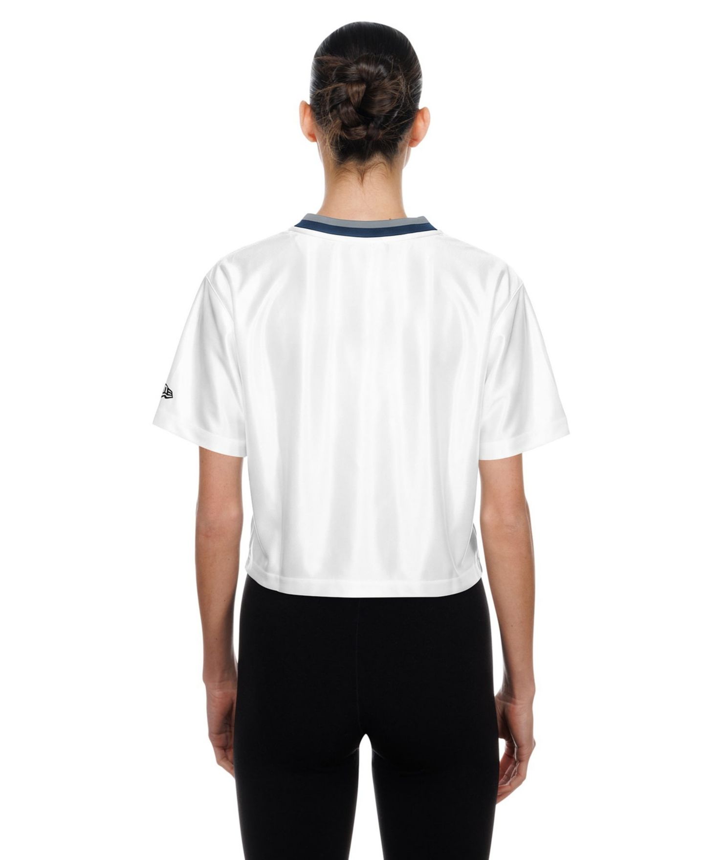 Женское джерси New Era Women's White Dallas Cowboys Sport Classics Boxy Cropped Fashion Jersey — фото 2